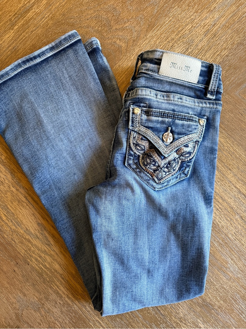 Miss Me girls bootcut jeans size 10